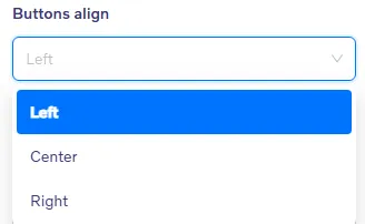 Topic block - Buttons align