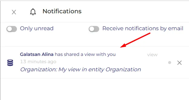 Open your notifications