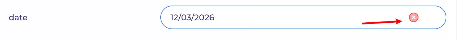 Delete current default value