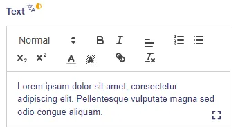 Text block - Text content