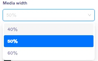 Topic block - Media width
