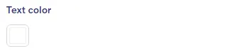 Quote block - Text color settings