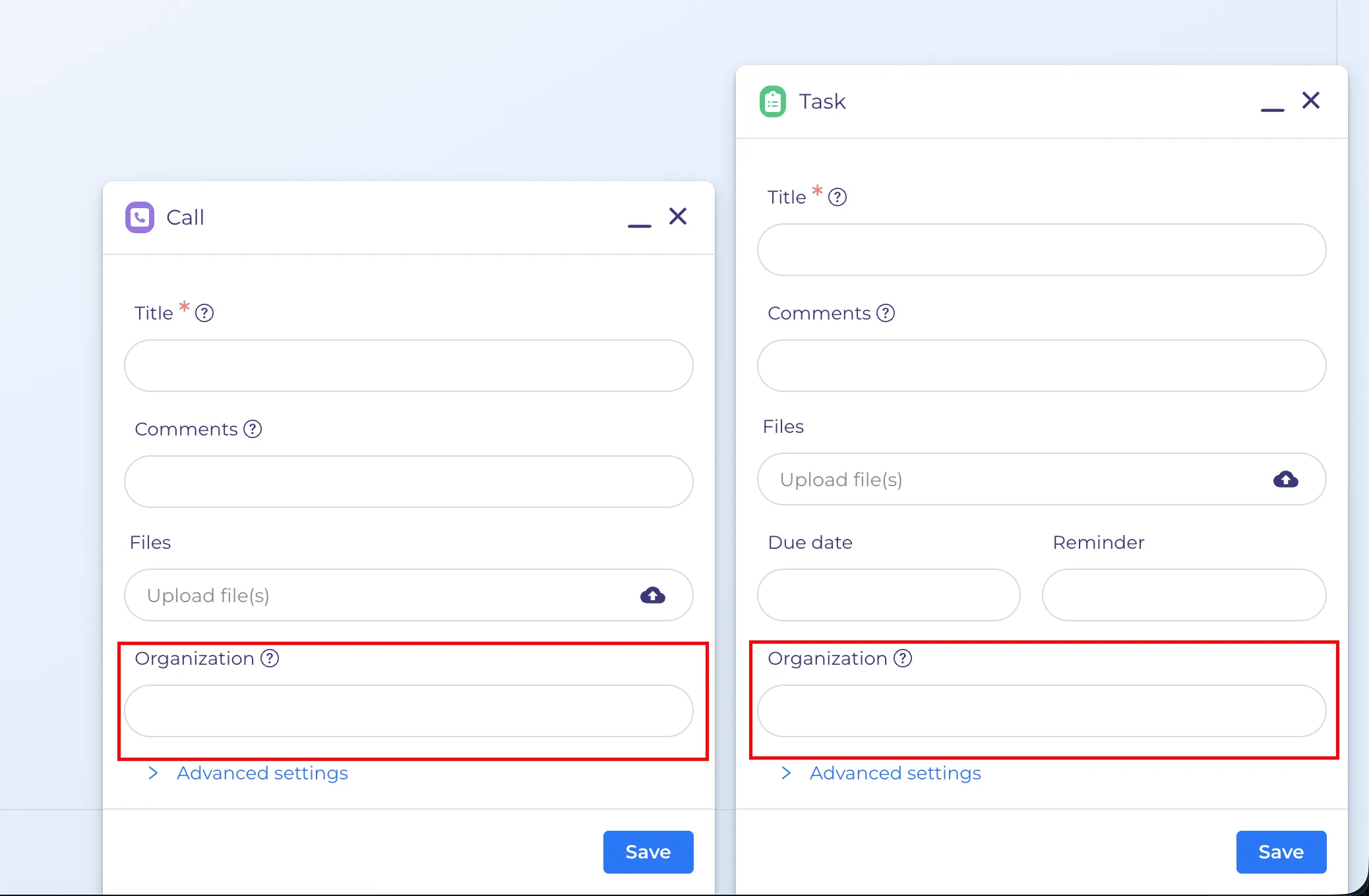 Replaced default contact property in quick actions