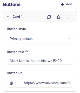 Topic block - Button card