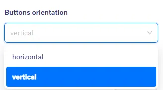 Topic block - Buttons orientation
