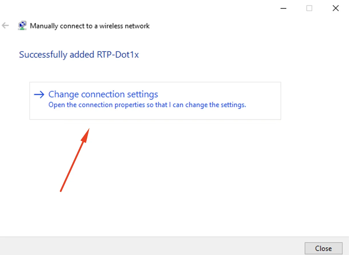 Windows: Network config