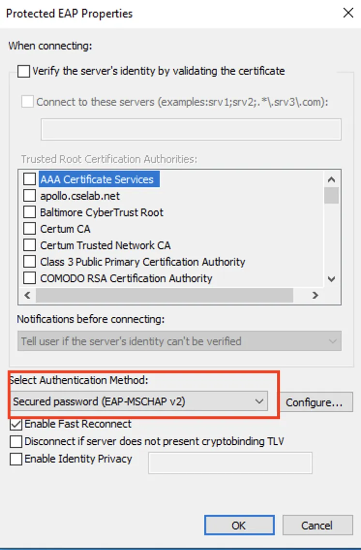 Windows: Network config