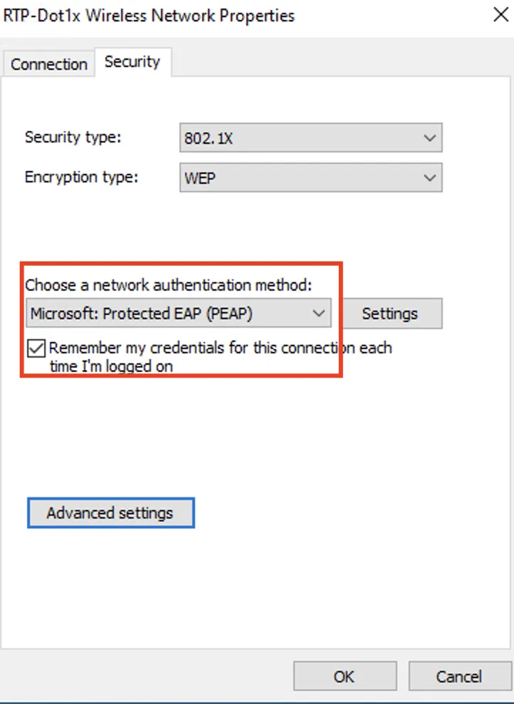 Windows: Network config