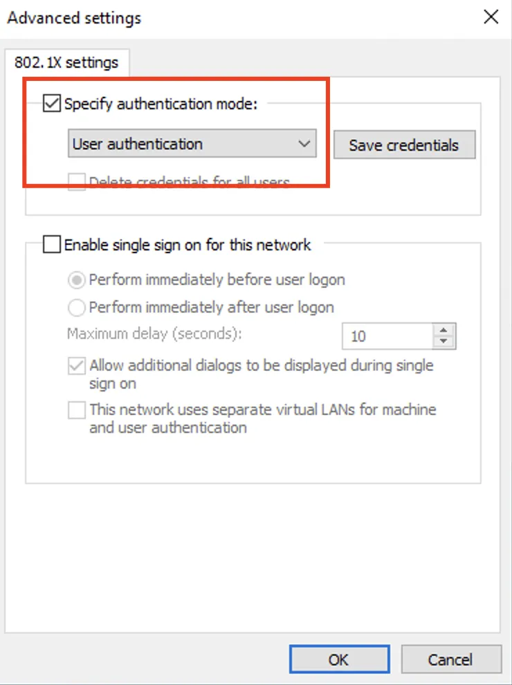 Windows: Network config