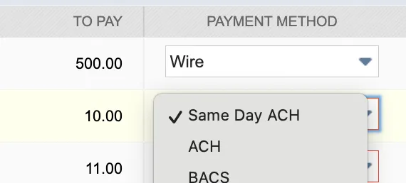 Select Payment Method