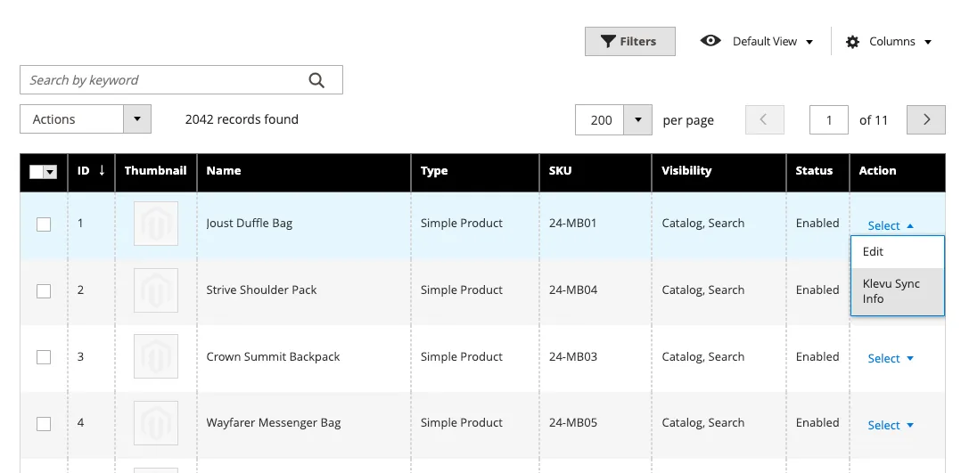 Product Grid