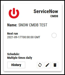 ServiceNow CMDB - Configured Connector