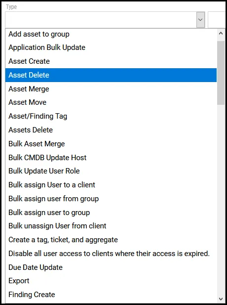 Jobs Page - Type Filter