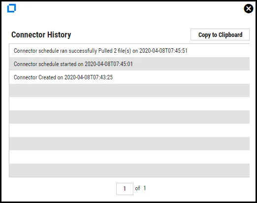 Fortify - Connector History