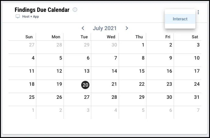 Widget Configuration - Three Dot Menu