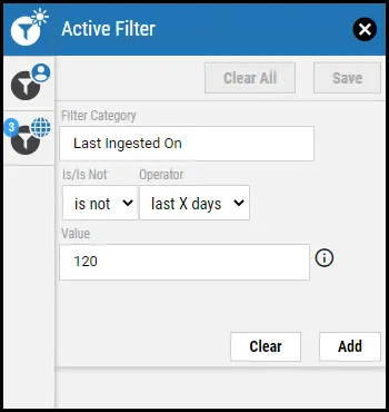 Decomissioned Assets - Filter