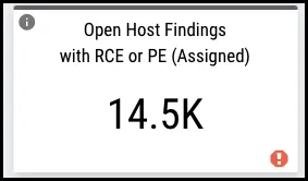 EOL Widget - EOL Open Host Findings with RCE or PE (Assigned)
