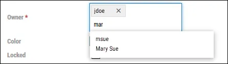 Create Tag List View - Owner Field Usage