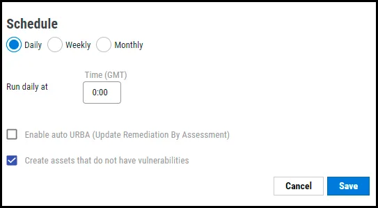 Crowdstrike Connector - Schedule Section