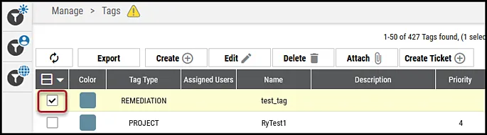 Edit Tag - Select Tag