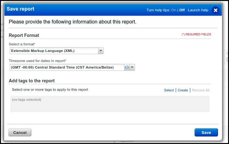 Qualys WAS - Save Report - XML