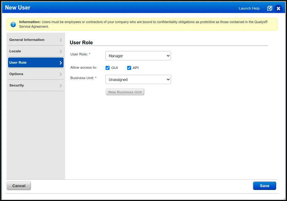 Qualys VMDR - User Permissions Qualys VMDR - User Permissions