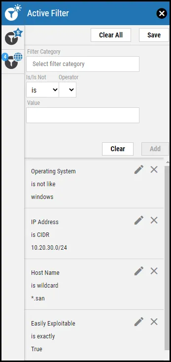Filter Examples - Example 1 Filter
