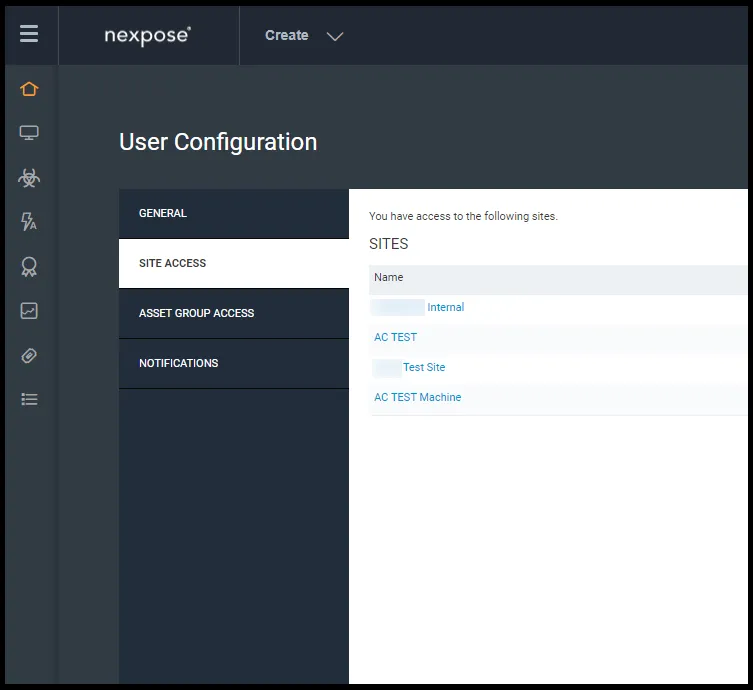 Nexpose Connector Guide - Nexpose User Configuration