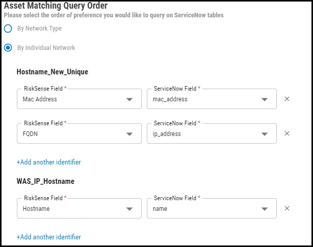 ServiceNow CMDB - By Individual Network
