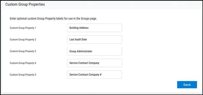 Custom Group Properties - Custom Group Properties