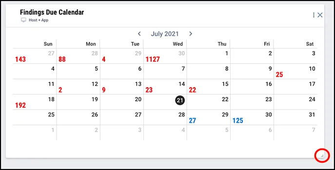 Widget Configuration - Resizing Widget