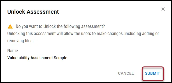 Unlock Assessments - More Button Location Unlock Assessments - More Button Location
