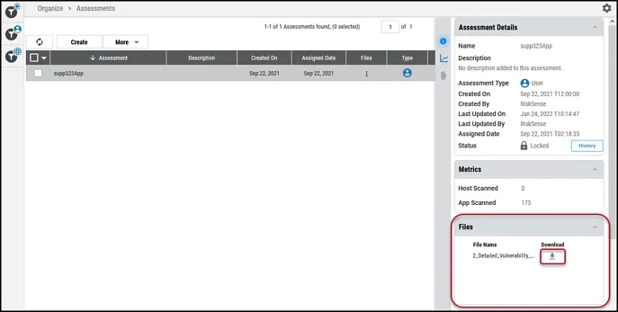 Download Attack Surface Validation Files - Download File Location