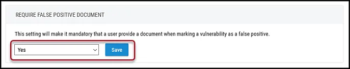 Require Document - Select Yes and Save