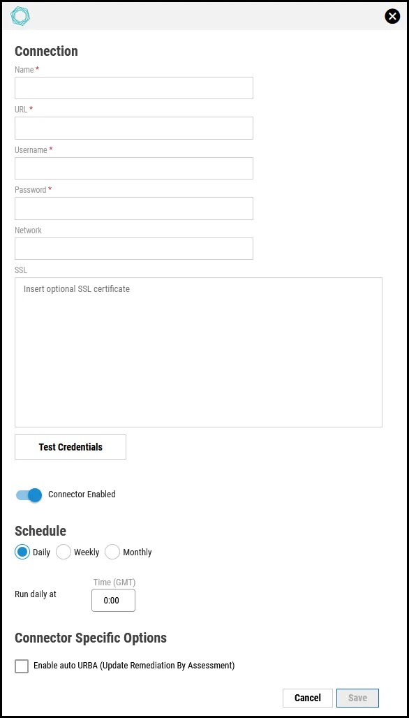 Tenable Security Center - Connector Configuration