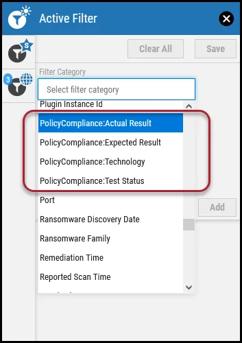 Qualys PC - Host Finding Filters