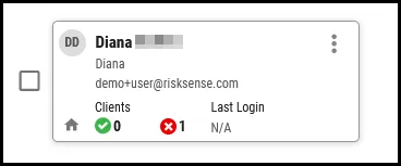 Users Page - User Card