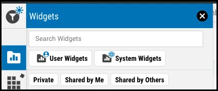 Sharing Widgets - Widgets Gallery