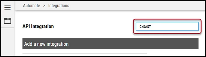 Checkmarx SAST Connector - Search for Connector