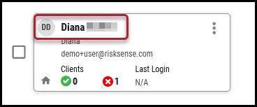 Users Page - User Card - Full Name and Initials