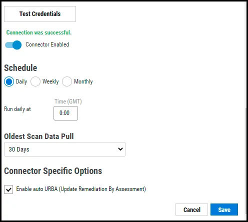 Checkmarx OSA Connector - Complete Connector Configuration