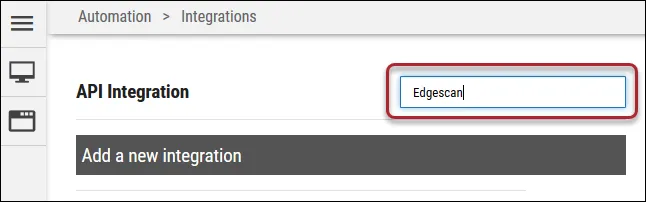 Edgescan Connector Guide - Search for Edgescan