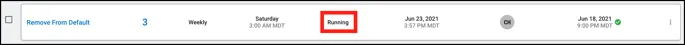 Playbooks - Playbook in Run State