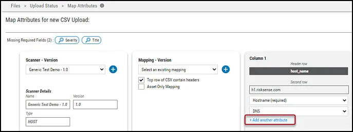 Generic Upload Guide - Add Another Attribute