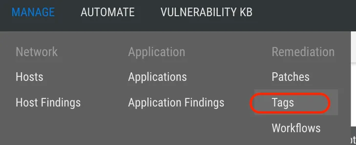 Manage - Remediation - Tags