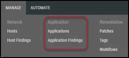 Veracode Connector - Applications and Application Findings Page Locations