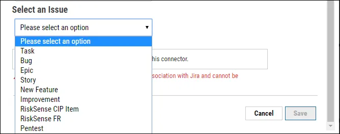 Jira Connector Guide - Select Issue
