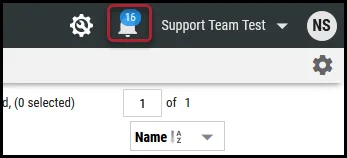 Clear Alerts - Alert Button Location