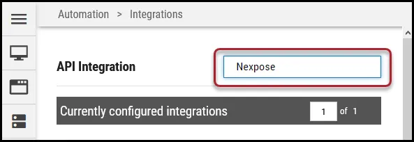 Nexpose Connector Guide - Search for Connector