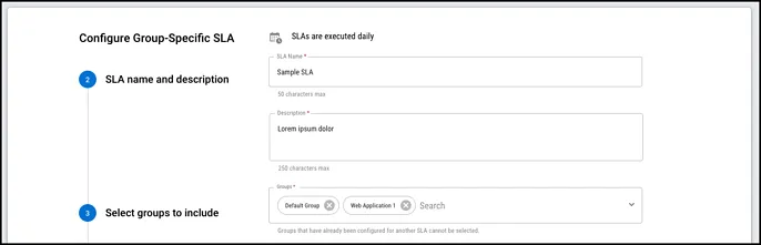 SLA Walkthrough - Group-Specific SLA Setup